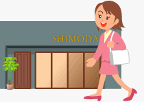 品物を持って当店までお越しください